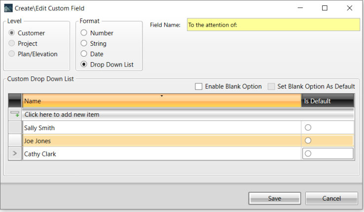 Create Custom Fields