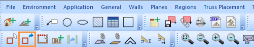 Select and change the origin of a wall